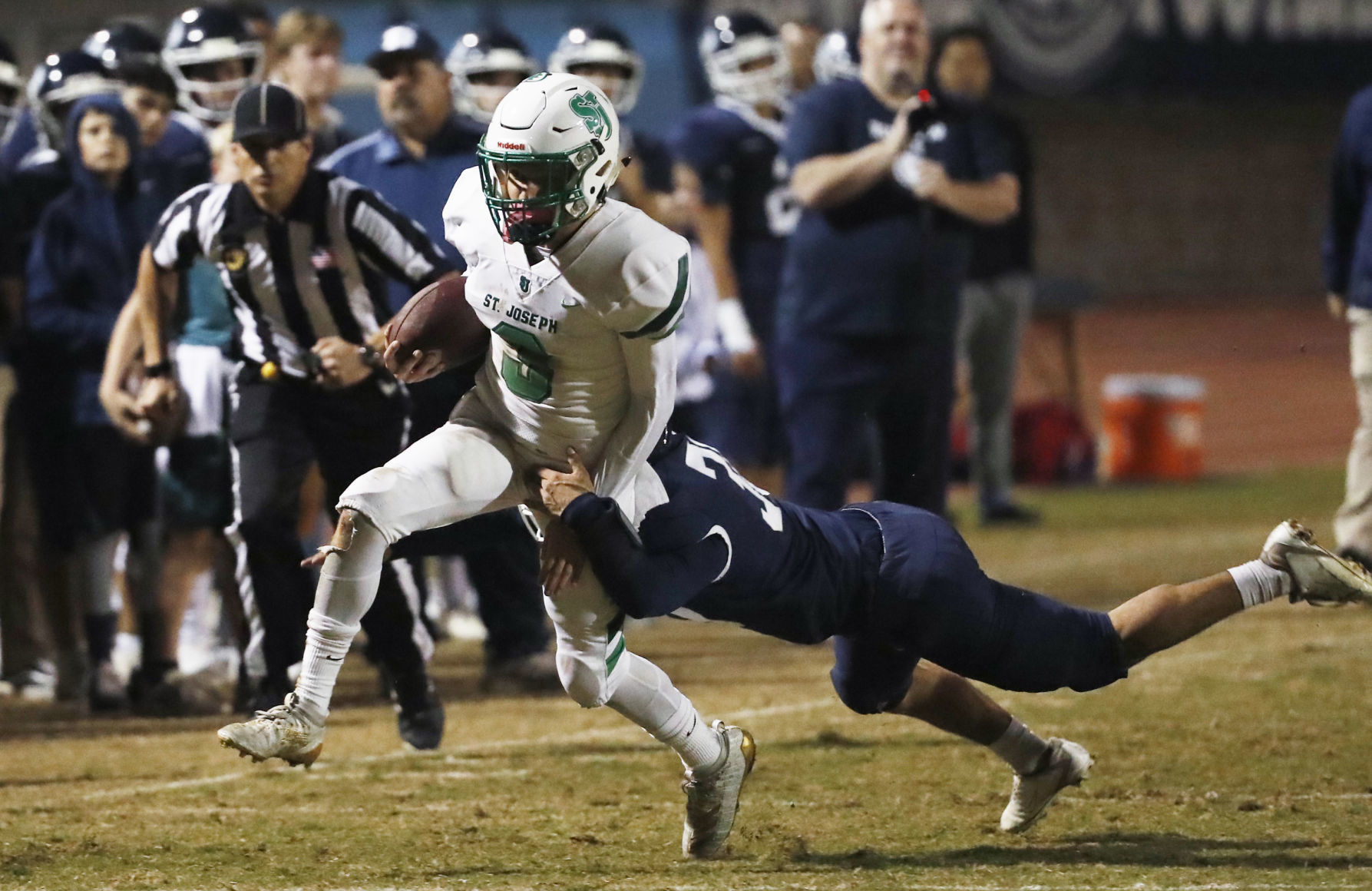 St. Joseph Football versus Redwood CIF Football Matchup